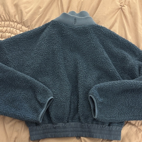 Free People Movement Gear Up Sherpa Jacket in Blue - Picture 4 of 9
